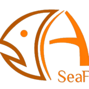 The logo for seafarer, a Sterling Heights-inspired company specializing in seafood and health food.
