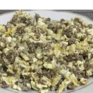 EGGS W MEAT   بيض مع لحمة