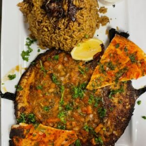 Grilled Golden Pomfret   زبيدي مشوي