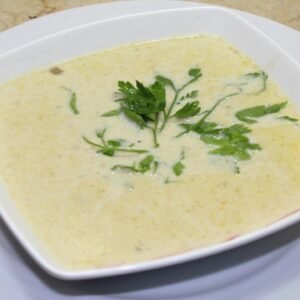 White Shrimp Soup  شوربه شرمب بيضاء