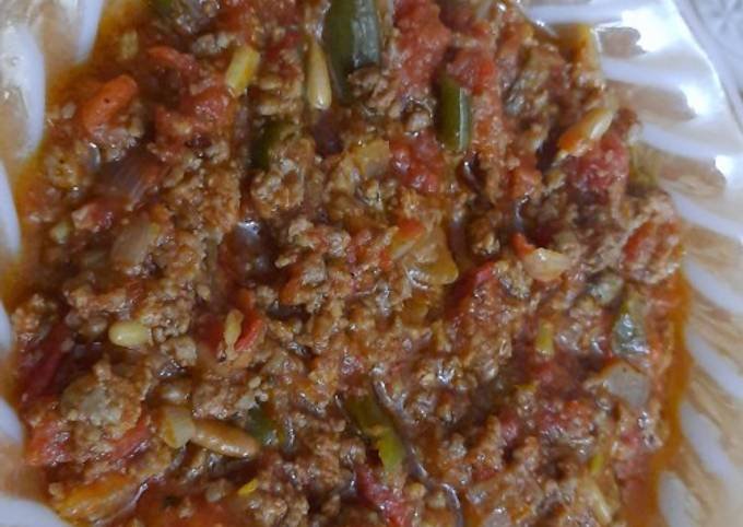 TOMATO & ONION W MEAT بندورة وبصل مع لحمة