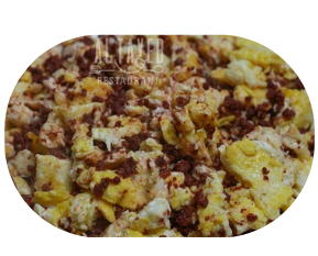 EGGS W SUJUK   بيض مع سجق